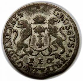 Obrazek dla: Trojak 1760 August III Sas Gdańsk
