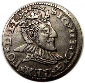 Obrazek dla: Trojak 1590 Zygmunt III Waza Ryga