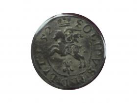Obrazek 2 dla: Szeląg litewski 1652, Wilno, Jan Kazimierz