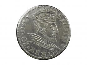 Obrazek dla: Trojak 1592, Ryga, Zygmunt III Waza