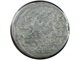 Obrazek 2 dla: Trojak 1585, Ryga, Stefan Batory
