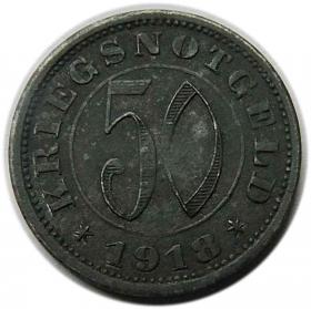 Obrazek dla: 50 fenigów 1918 Reutlingen Niemcy