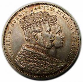Obrazek dla: Talar 1861 Wilhelm I Hohenzollern Prusy Berlin