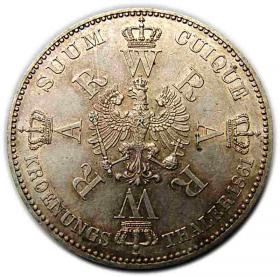 Obrazek 2 dla: Talar 1861 Wilhelm I Hohenzollern Prusy Berlin