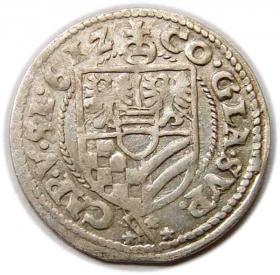 Obrazek 2 dla: 3 krajcary 1612 Karol II Podiebradowicz Księstwo Ziębicko  Oleśnickie Oleśnica