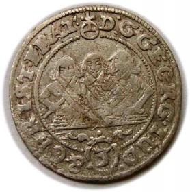 Obrazek dla: 3 krajcary 1657 Jerzy III, Ludwik IV, Chrystian Księstwo Brzesko Legnicko Wołowskie Brzeg