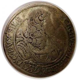 Obrazek dla: 15 krajcarów 1675 Jerzy Wilhelm Księstwo Brzesko Legnicko Wołowskie Brzeg