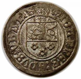 Obrazek 2 dla: Grosz 1507 Jan V Turzo Księstwo Nyskie Biskupów Wrocławskich Nysa
