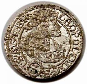 Obrazek dla: 3 krajcary 1669 Leopold I Wrocław