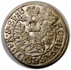 Obrazek 2 dla: 3 krajcary 1669 Leopold I Wrocław