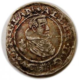 Obrazek dla: 3 krajcary 1628 Albrecht von Wallenstein Czechy Jicin