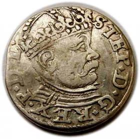 Obrazek dla: Trojak 1586 Stefan Batory Ryga