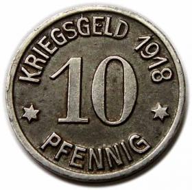 Obrazek dla: 10 fenigów 1918 Głogówek / Ober Glogau 