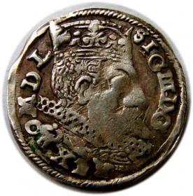 Obrazek dla: Trojak 1598 Zygmunt III Waza Lublin