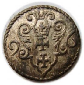 Obrazek dla: Denar 1596 Zygmunt III Waza Gdańsk