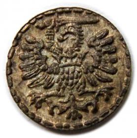 Obrazek 2 dla: Denar 1596 Zygmunt III Waza Gdańsk
