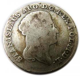 Obrazek dla: Dwuzłotówka 1789 Stanisław August Poniatowski Warszawa