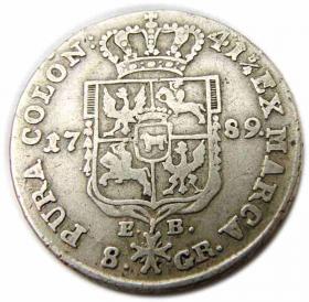 Obrazek 2 dla: Dwuzłotówka 1789 Stanisław August Poniatowski Warszawa
