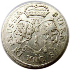 Obrazek 2 dla: Szóstak 1682 Fryderyk Wilhelm Prusy Królewiec