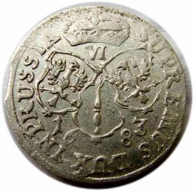 Obrazek 2 dla: Szóstak 1683 Fryderyk Wilhelm Prusy Królewiec