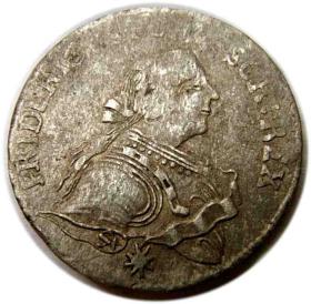 Obrazek dla: Szóstak 1753 Fryderyk II Wielki Prusy Królewiec