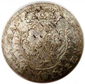 Obrazek 2 dla: Szóstak 1757 Fryderyk II Wielki Prusy Wrocław