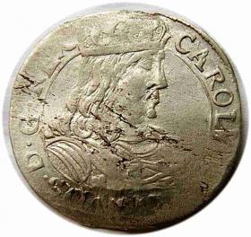 Obrazek dla: Szóstak 1659 Karol X Gustaw Elbląg