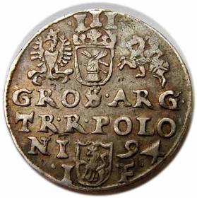 Obrazek 2 dla: Trojak 1594 Zygmunt III Waza Olkusz