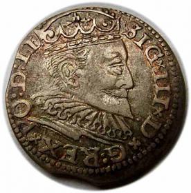Obrazek dla: Trojak 1595 Zygmunt III Waza Ryga