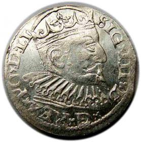 Obrazek dla: Trojak 1597 Zygmunt III Waza Ryga