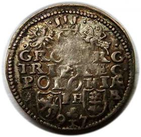 Obrazek 2 dla: Trojak 1597 Zygmunt III Waza Poznań