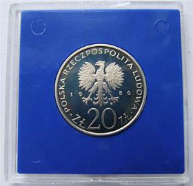 Obrazek 2 dla: 20 złotych 1980 Igrzyska XXII Olimpiady