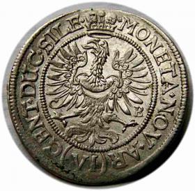 Obrazek 2 dla: 6 krajcarów 1673 Ludwika Anhalcka Księstwo Brzesko Legnicko Wołowskie Brzeg