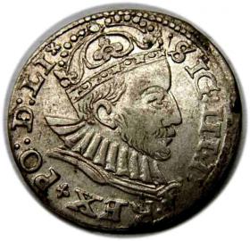 Obrazek dla: Trojak 1588 Zygmunt III Waza Ryga