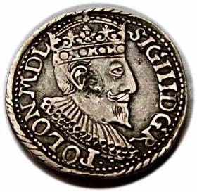 Obrazek dla: Trojak 1598 Zygmunt III Waza Olkusz
