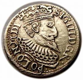 Obrazek dla: Trojak 1598 Zygmunt III Waza Olkusz