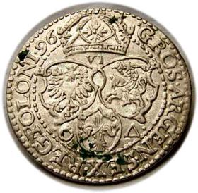 Obrazek 2 dla: Szóstak 1596 Zygmunt III Waza Malbork