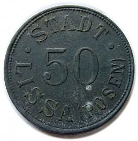 Obrazek dla: 50 fenigów 1917 Leszno / Lissa