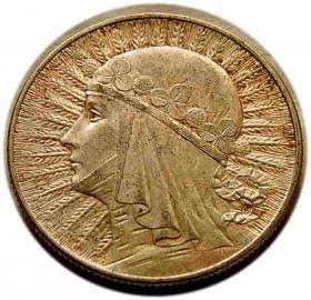 Obrazek dla: 5 złotych 1934 Głowa Kobiety