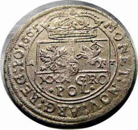 Obrazek 2 dla: Tymf 1665 Jan Kazimierz Bydgoszcz