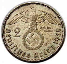 Obrazek 2 dla: 2 marki 1938 Niemcy Berlin 