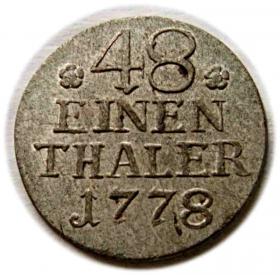 Obrazek dla: 1/48 talara 1778 Prusy Berlin