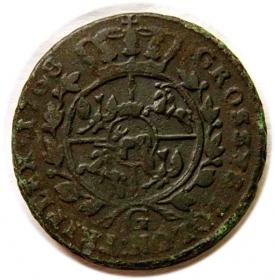 Obrazek 2 dla: Trojak 1768 Stanisław August Poniatowski Warszawa