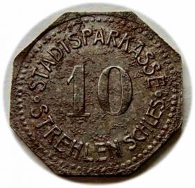 Obrazek dla: 10 fenigów 1917 Strzelin / Strehlen