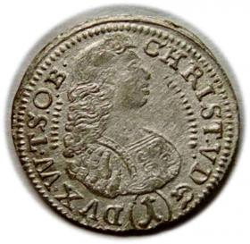 Obrazek dla: 1 krajcar 1683 Krystian Ulryk Wirtemberski Księstwo Oleśnickie Oleśnica