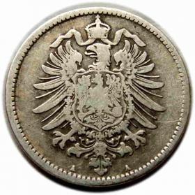 Obrazek 2 dla: 1 marka 1875 Wilhelm I Hohenzollern Niemcy Berlin