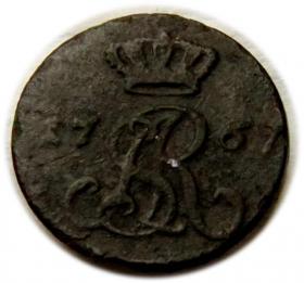 Obrazek dla: Półgrosz 1767 Stanisław August Poniatowski Kraków