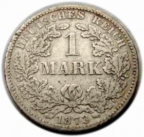 Obrazek 2 dla: 1 marka 1873 Wilhelm I Hohenzollern Niemcy Hanower