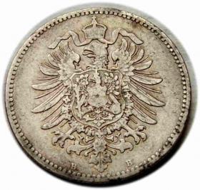 Obrazek dla: 1 marka 1873 Wilhelm I Hohenzollern Niemcy Hanower