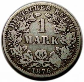 Obrazek 2 dla: 1 marka 1876 Wilhelm I Hohenzollern Niemcy Berlin